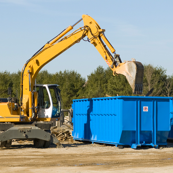 what size residential dumpster rentals are available in Greenville